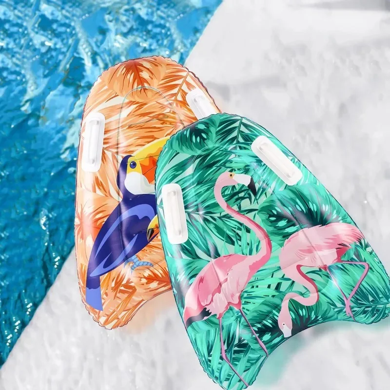 Jouet gonflable pour enfants, planche de surf triangulaire en PVC, planche flottante d'eau, piscine d'été, plage, natation, jouet aquatique, radeau gonflable d'extérieur