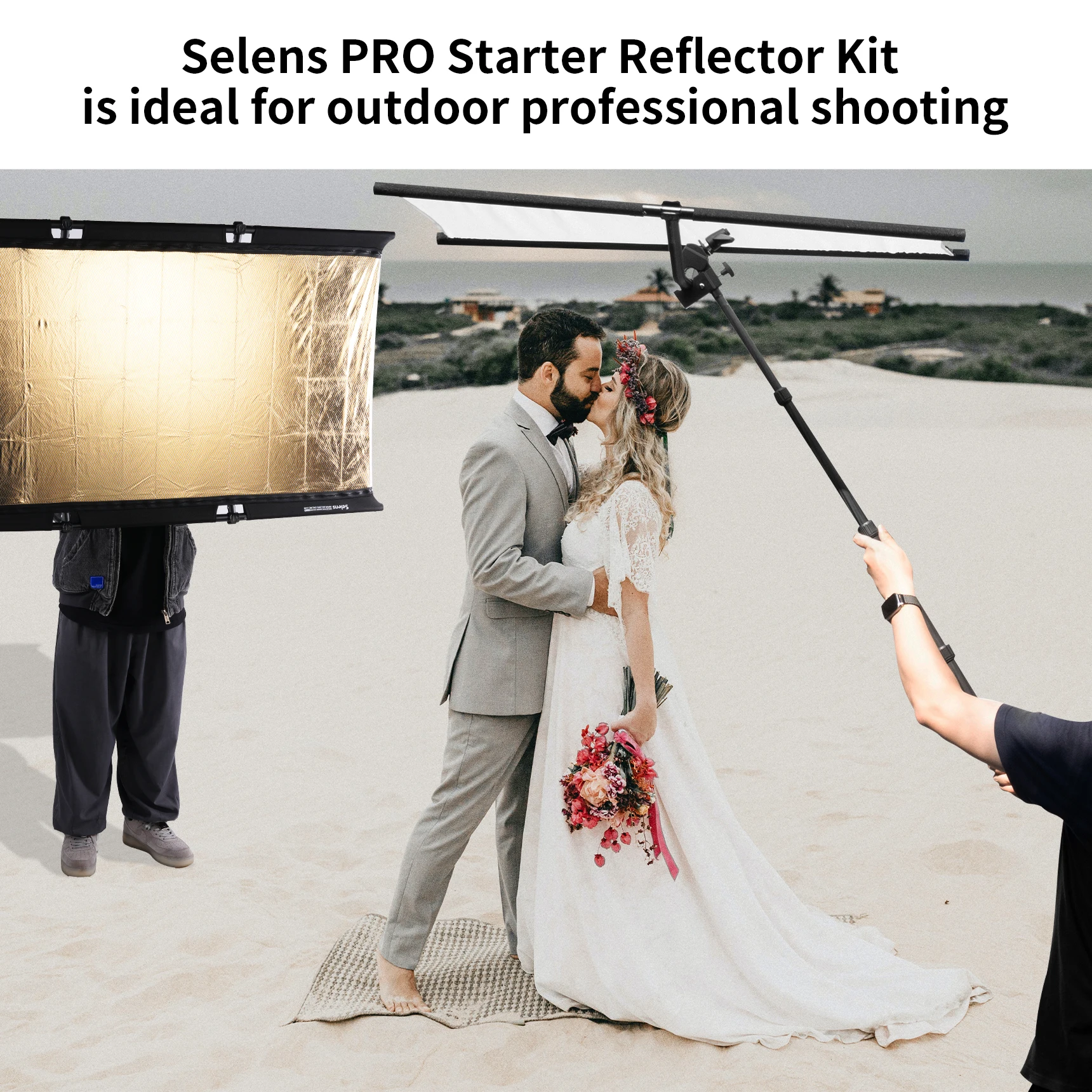 Kit Reflektor 7-in-1 Selens, P - Photography Lighting For Outdoors ulasan dan harga