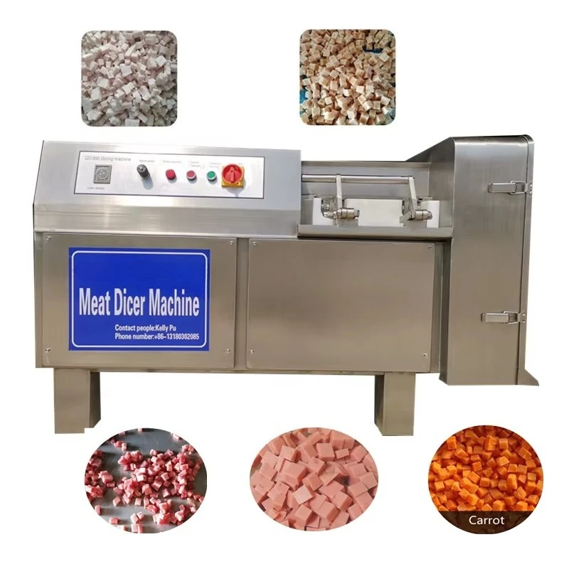 Customized Frozen Meat 3D Dicer Ham Cube Cutter Beef Dicing Machine Model 350