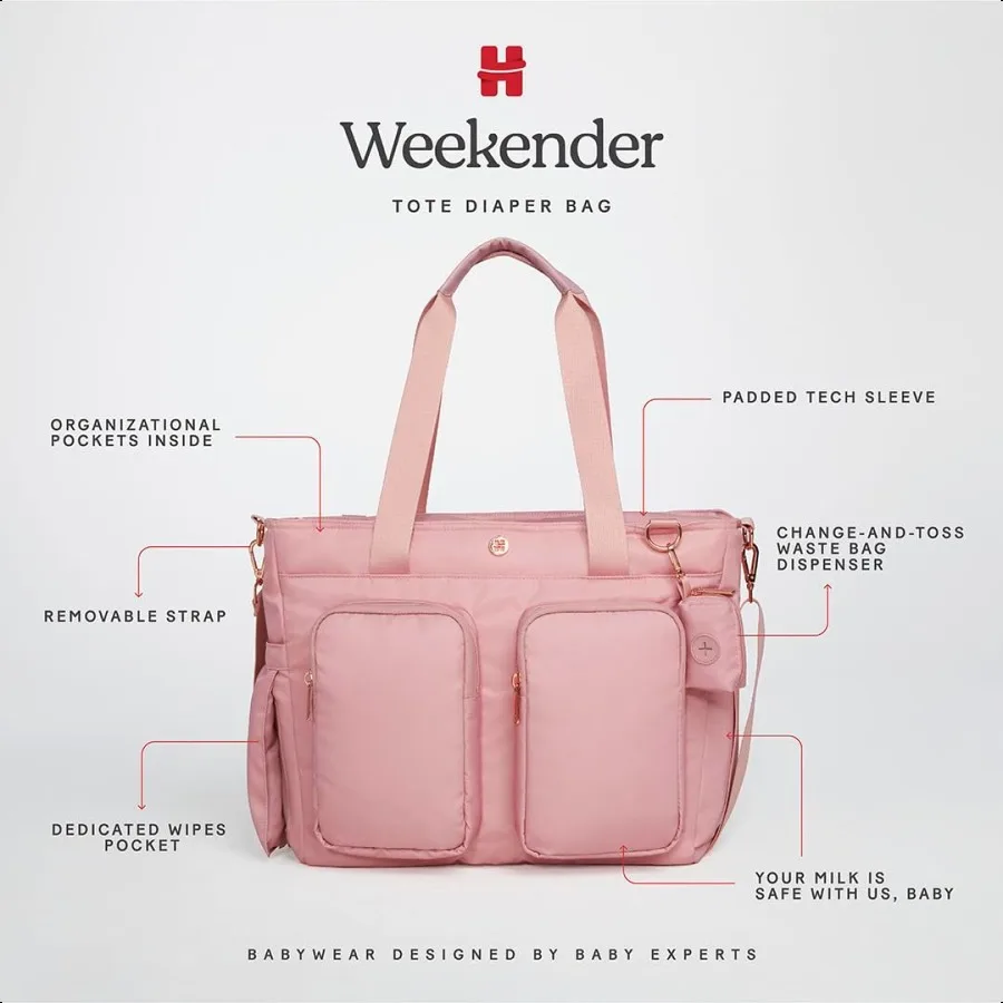 Bolsa de fraldas Signature Hug Weekender
