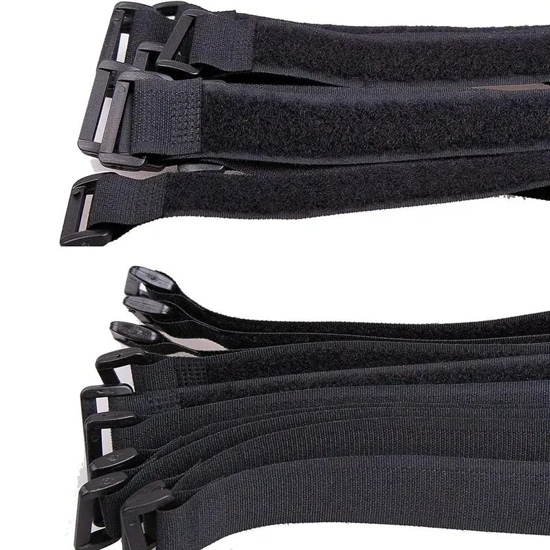 5-30Pcs Reusable Fastening Straps Hook And Loop Straps Nylon Adjustable Extension Cords Cable Tie Holder Strap Cable Management