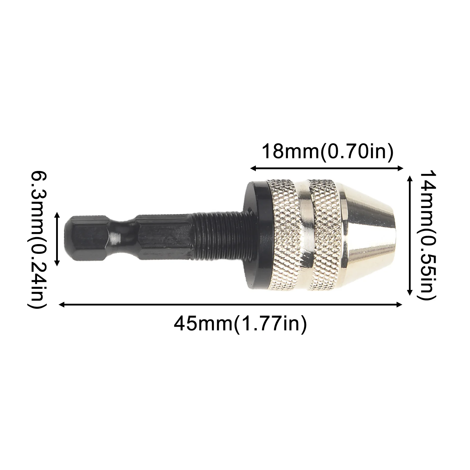 Troca Rápida Driver Hex Shank Broca, Ferramentas Elétricas de Hex Drive, Trocas rápidas para 1,4 "Impact Drivers
