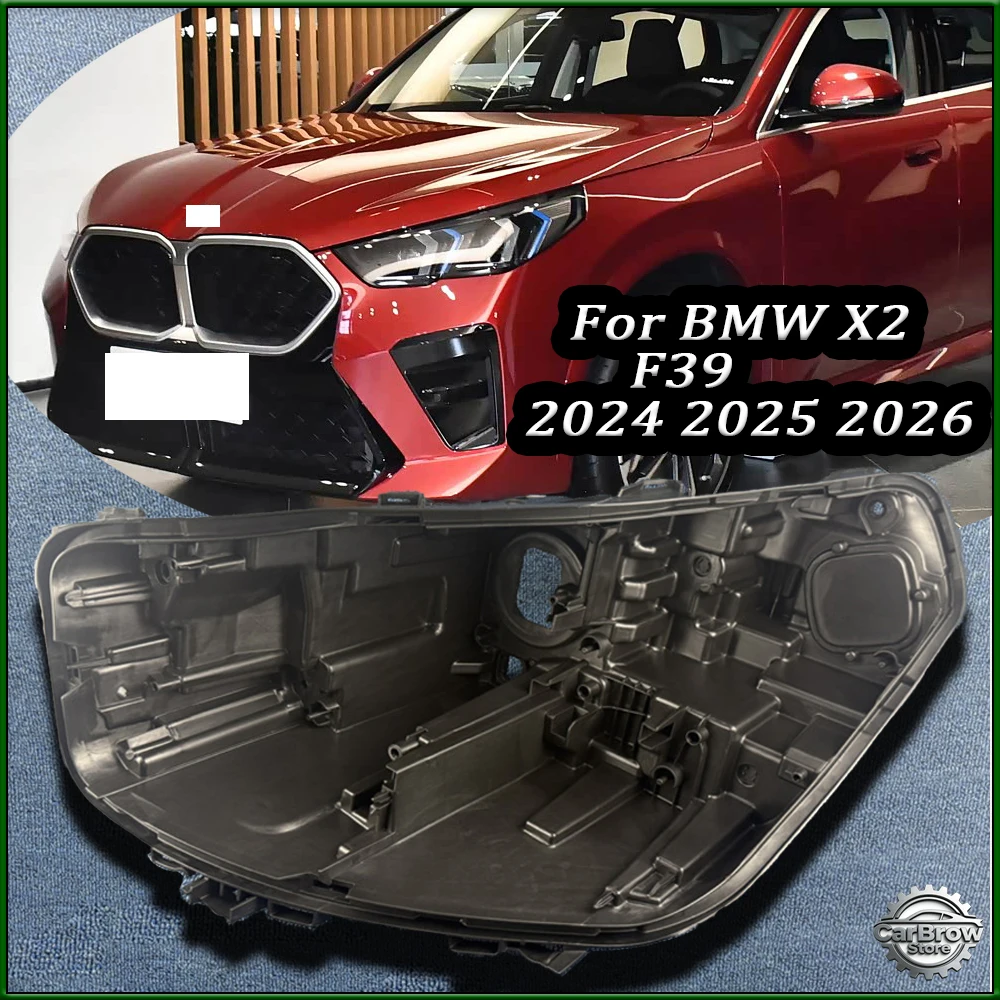 Car Rear Light Base For BMW X2 F39 2024 2025 2026 Headlight Base Headlamp House Auto Headlight Back House Rear Shell