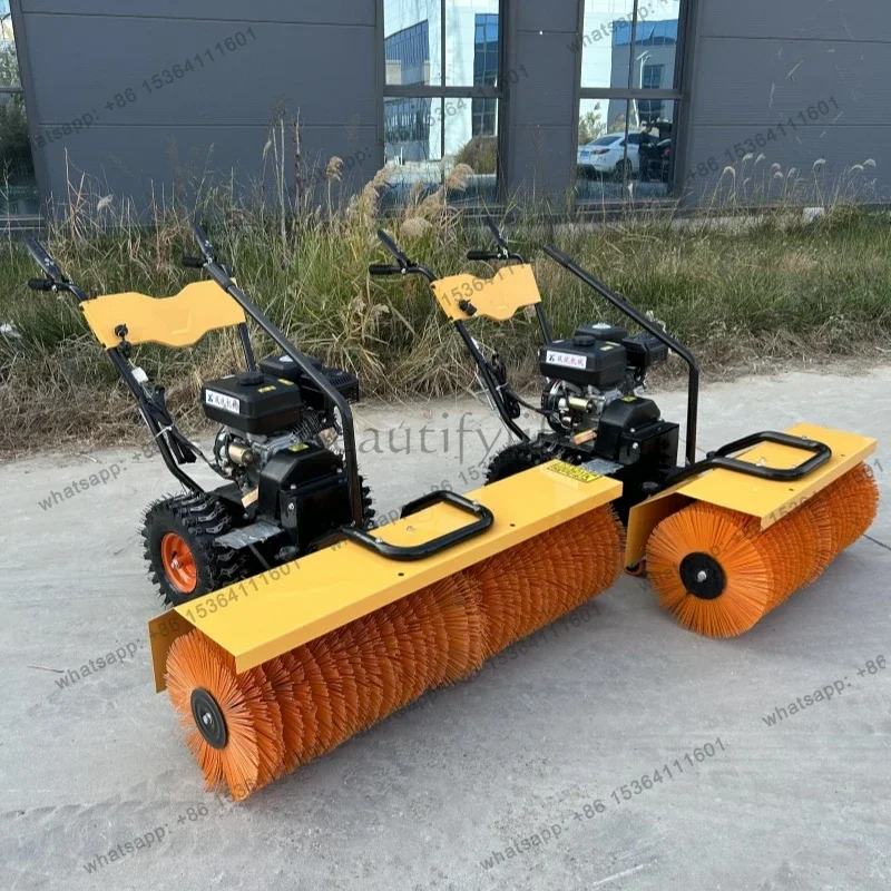 YJ  snow plow multi-function roller brush snowblower hand support full gear