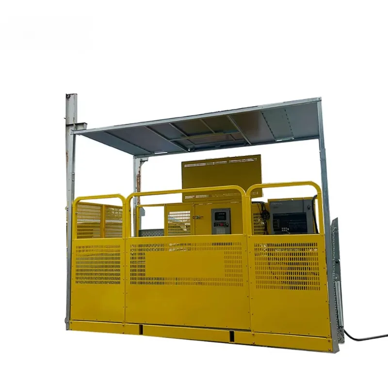 Heavy Duty Hydraulic Guide Rail Goods Lift Industrial Cargo Elevator for Factory Warehouse Pallets Tools and Equipment