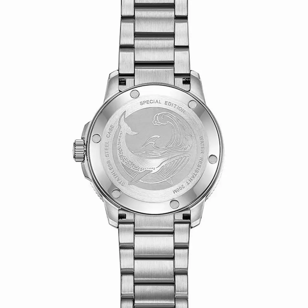 Beijing watch Whale Diver 200M Watch 43mm man men business 20ATM waterproof mechanical watch automatic stainless steel watch