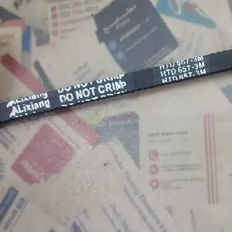 HTD657-3M-10 correia dentada dentes 219 largura 10mm comprimento 657mm borracha circuito fechado 657-3m-8 alta qualidade htd3m cnc