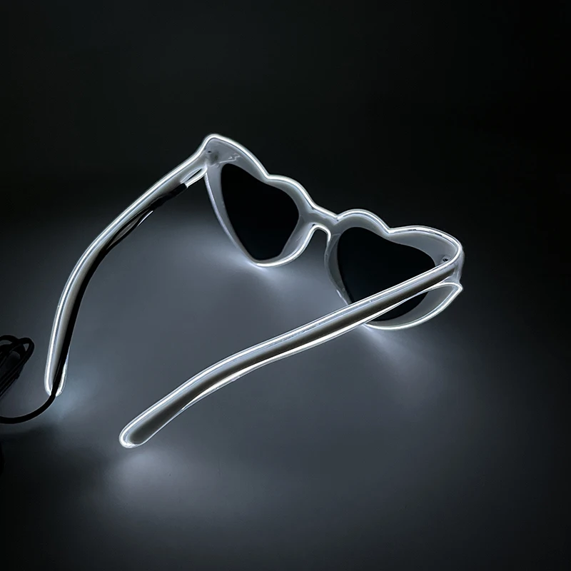 LED-Brille, nur verheiratet, Hochzeit, Braut, Überraschungsgeschenk, Paar-Brille, Souvenirs, leuchtende Herz-Brille, verheiratete Sonnenbrille – Detail 18