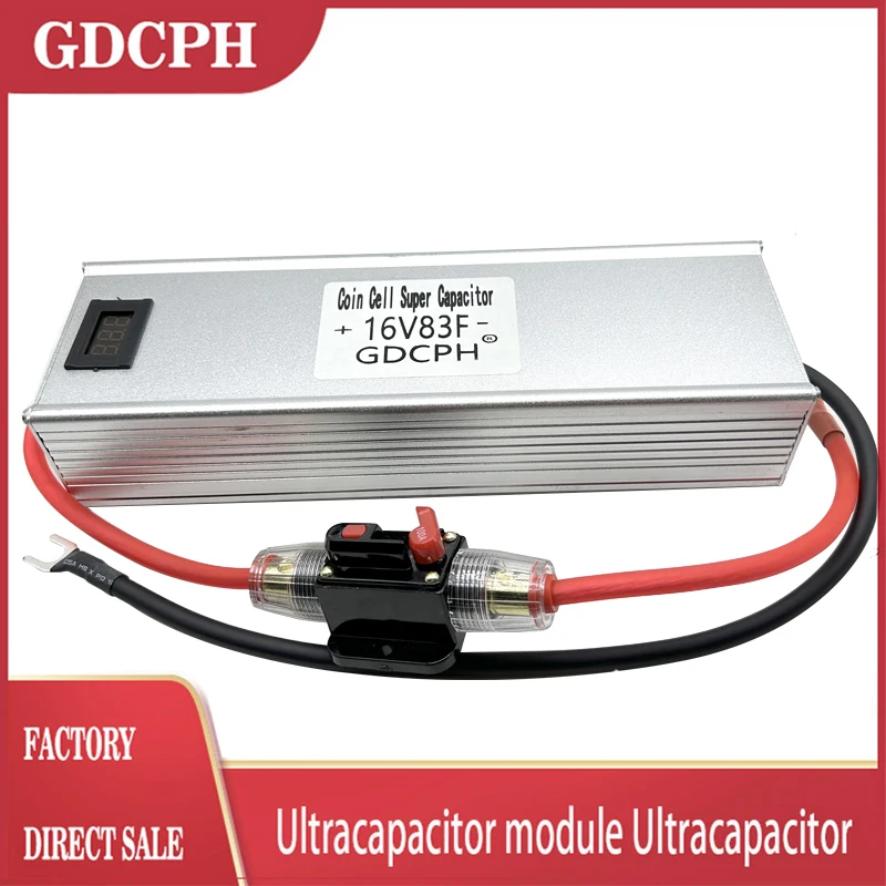 

New Sell GDCPH 16V83F Supercapacitor Automotive Rectifier Module 2.7V500F Super Farad Capacitor Backup Power Supply