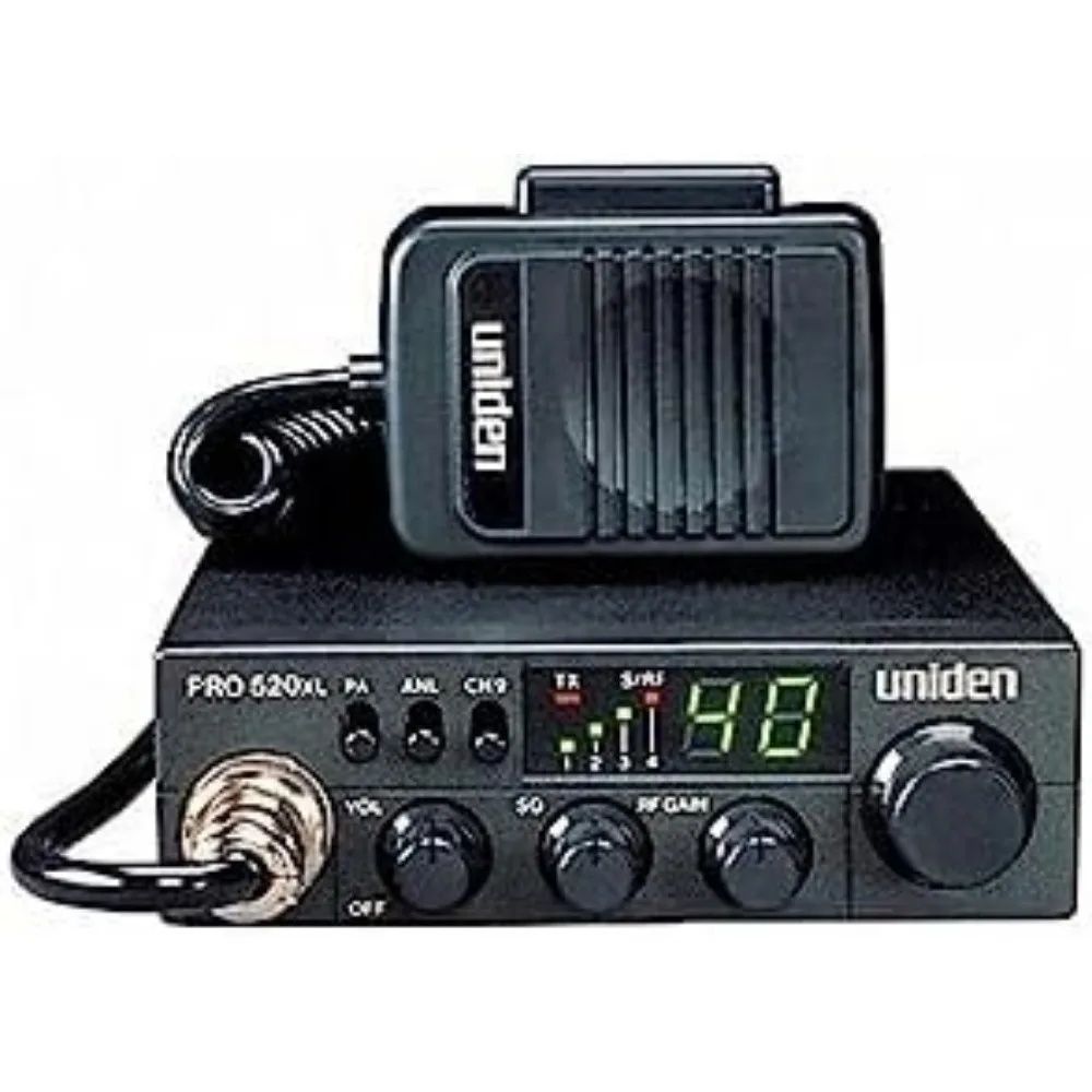 40-Channel CB Radio: Compact Design, ANL and PA/CB Switches, 7W Audio Output, Emergency Channel 9 view 4
