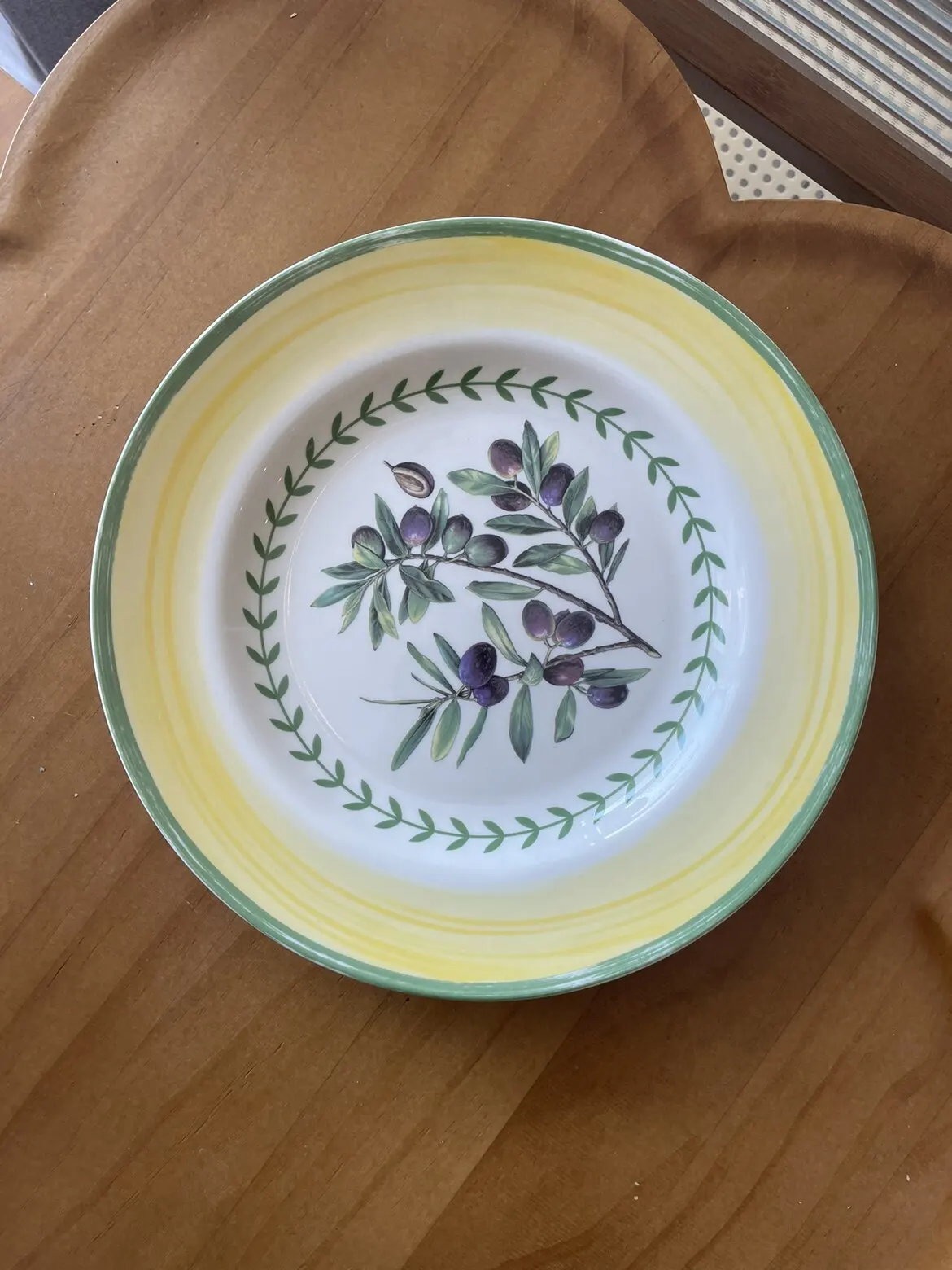 Fruit pattern plate, steak plate, hand-painted rice bowl, deep vegetable plate, export last order, plant flower plate