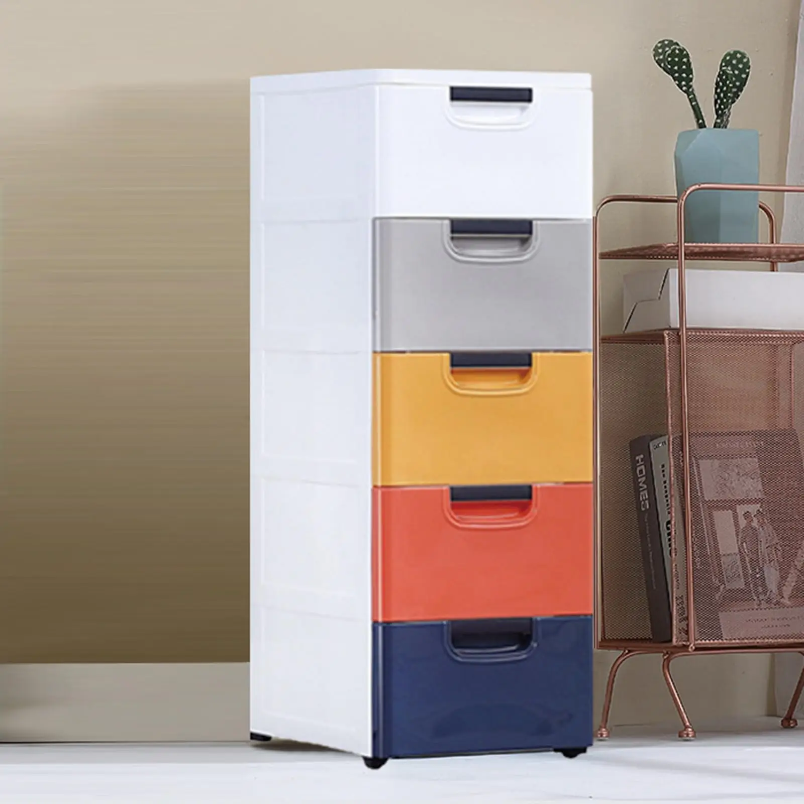 Шкаф для хранения с 5 ящиками, 5-ярусный передвижной узкий шкаф с выдвижным ящиком, menu напольный шкаф для небольших помещений, комплект для ванной комнаты