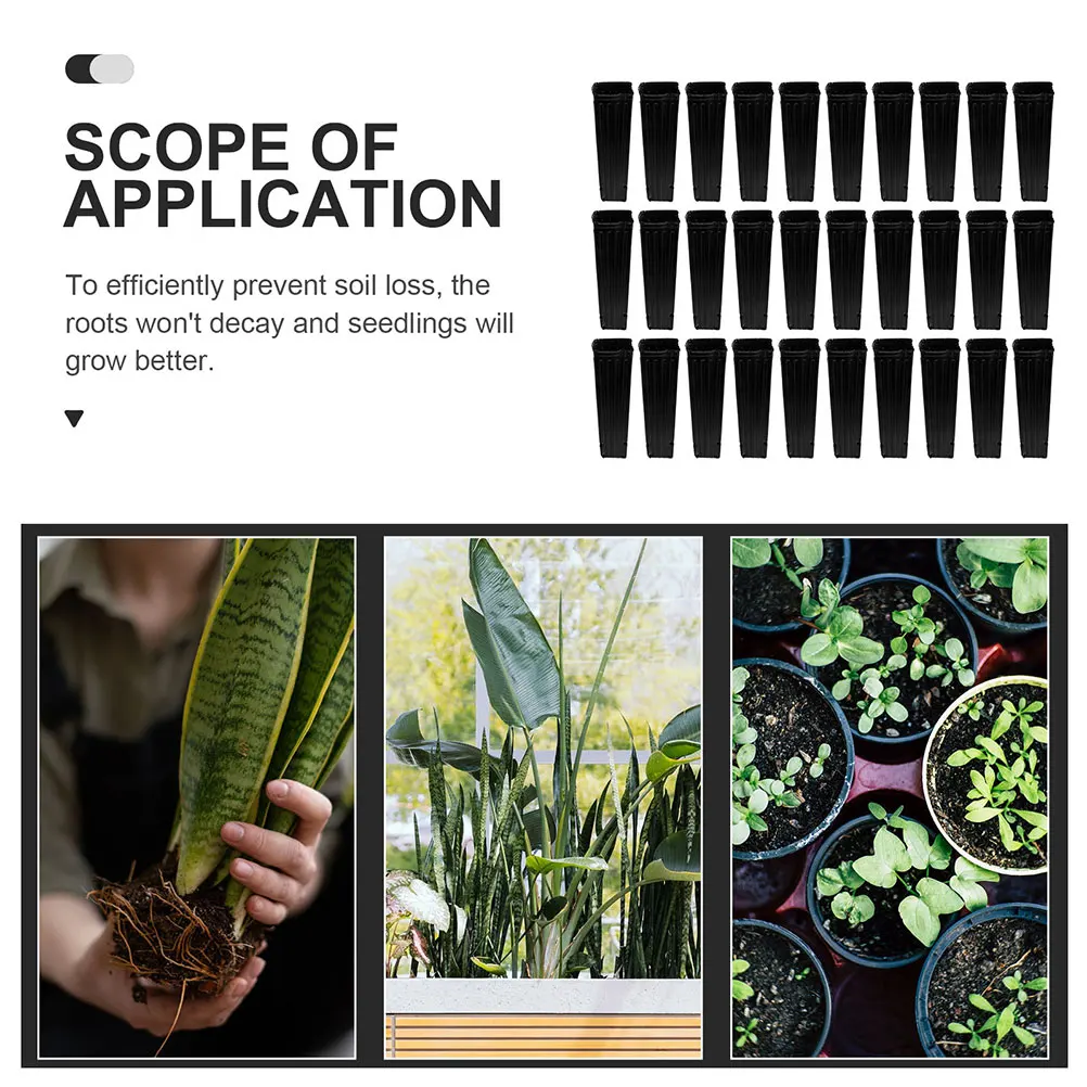 

60 шт. утолщенные полипропиленовые горшки для деревьев, уличный сад, чашка для питания, посадочные детские стартовые контейнеры, чашки для выращивания цветов и овощей