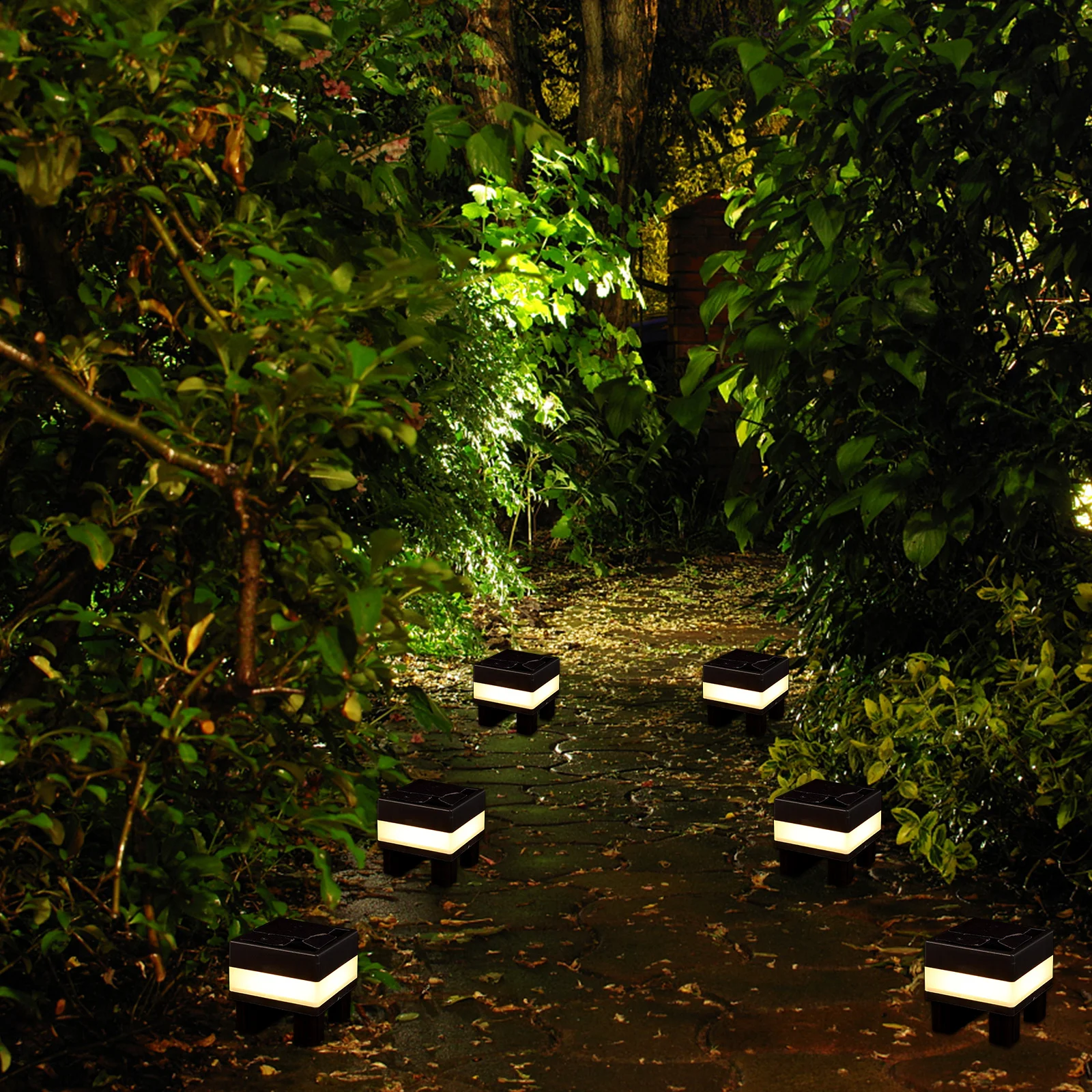

1Pcs Durable Outdoor Solar Energy Waterproof Pillar Lamp Courtyard Fence Garden Lighting Solar Energy Lamp Outdoor Pillar Light