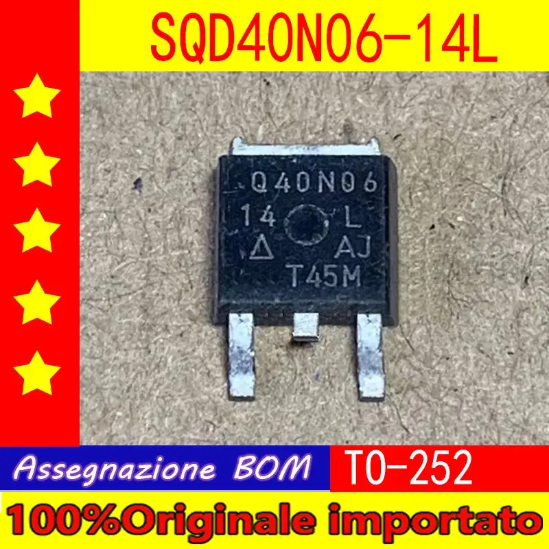   SQD40N06-14L-GE3 SQD40N06-14L  40N06-14L  TO- 252 N-channel MOS FET 40A 60V