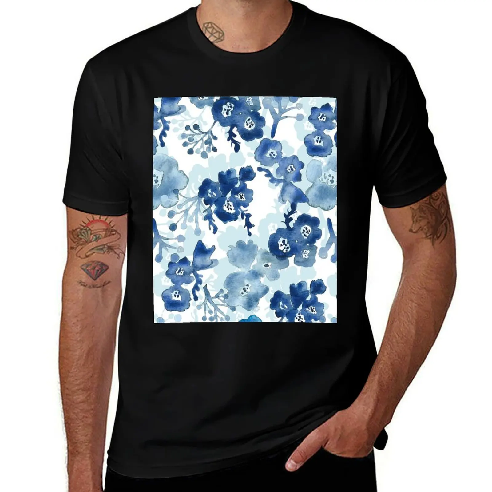 

Blooms of Ink T-Shirt man t shirts graphic cotton t shirts high quality man t shirt graphic T-Shirt