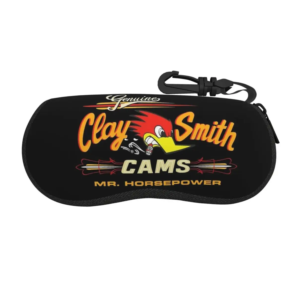 Made In The USA Street Mr.Horsepower Clay Smith Cams Shell Glasses Case Protective Sunglasses Box Women Men Eyeglass Bag Pouch