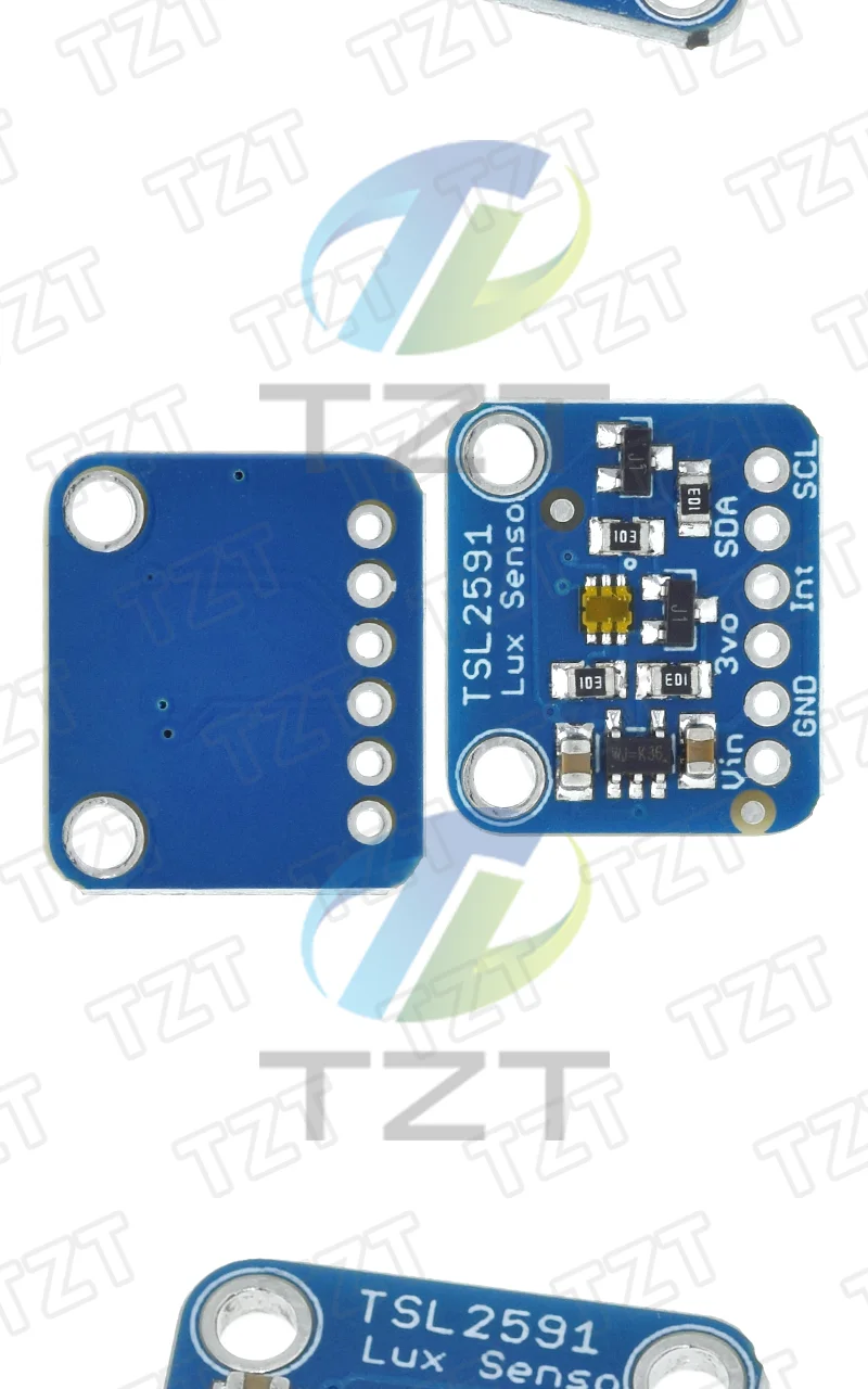 1/3 Stück TSL2591 IIC I2C Lichtsensor-Breakout-Modul mit Hohem Dynamikbereich, Digitaler LUX-Sensor TSL25911FN 3,3V 5V DIY Elektronik – Detail 7