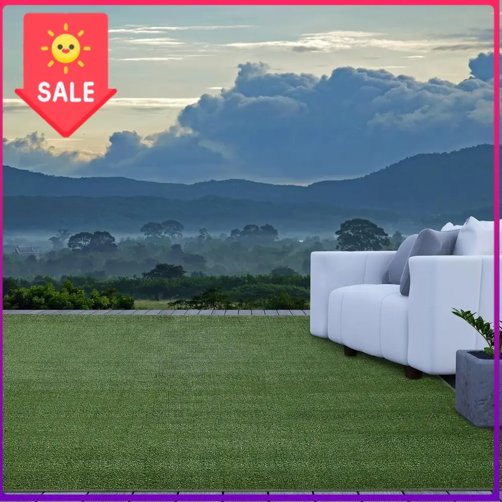 

Бестселлер: Искусственный газон 4x6 футов для газонов, патио, дворов, лодок и кемпинга - прочный, для использования в помещении и на улице