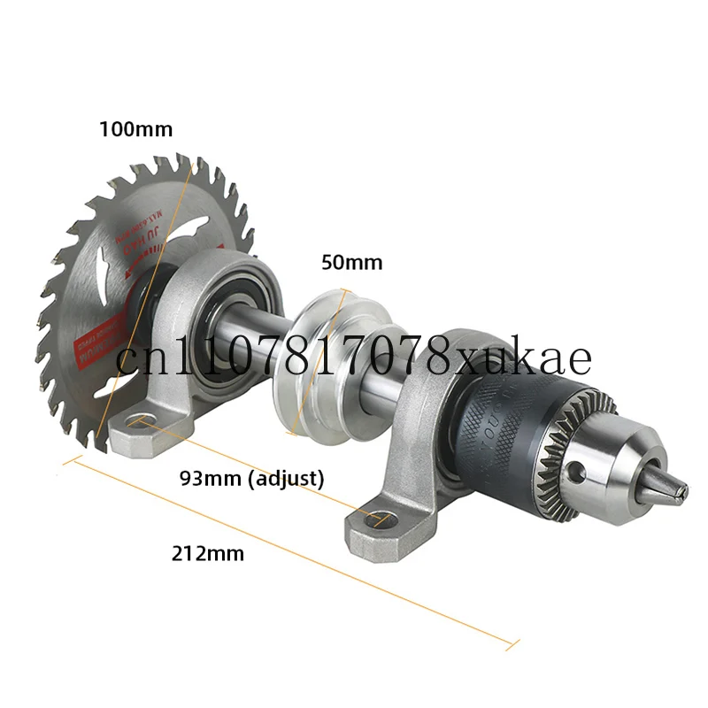 

Grinding Spindle Bearing Seat Cutting Spindle Collet Woodworking DIY Cutting Machine Spindle Bearing Seat Drill Chuck Set