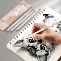 6pcs Marie's Fine Eraser Pencils Set-Perfect for Erasing Small Details or Adding Highlights for Sketching,Colored,Charcoal