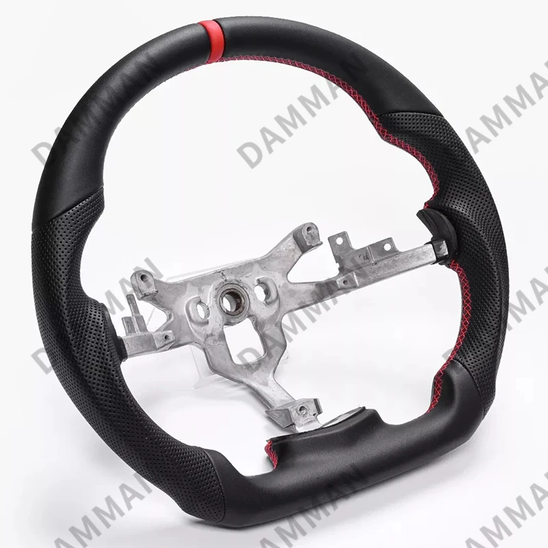 Leather Car Steering Wheel For Chevrolet Corvette C6 2006 2007 2008 2009 2010 2011 2012 Perforated Leather C6 Steering Wheel