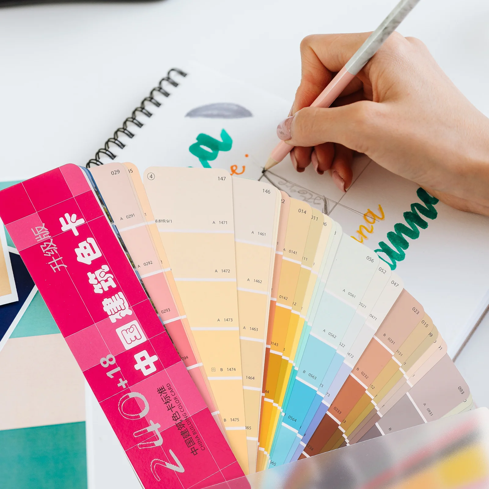 Color Card Posters Cards for Drawing Convenient Major Wheel Portable Plastic Paint Matching Tool Useful Tools