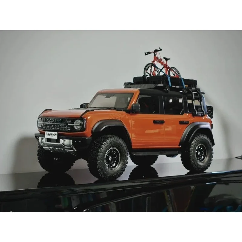 For KM Bronco Raptor 1/8 RC Crawler Roof Box Rear Box Side Ladder Side Window Extension Upgrade Decoration Parts
