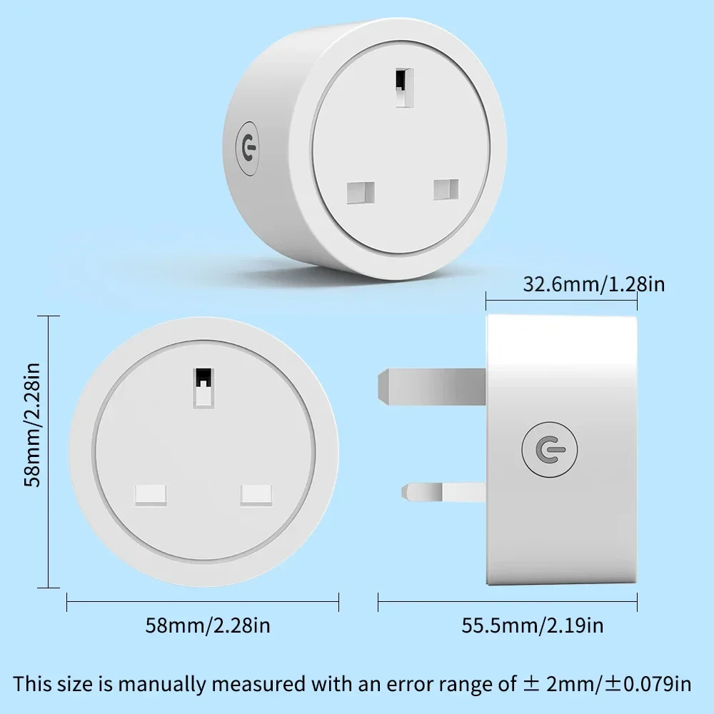 Bluetooth Smart-Steckdose UK-Stecker RF2.4G Kabellose Fernbedienungssteckdose mit EWewLink App Zeitgesteuerter Steckdosenschalter – Detail 8