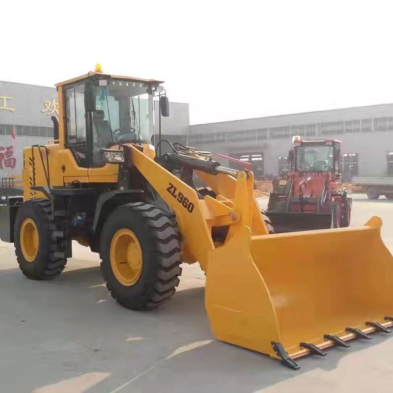 China Cheap Farm Front Electric Loader Construction Small Compact Front Shovel Agriculture Diesel Mini Skid Steer Wheel Loader