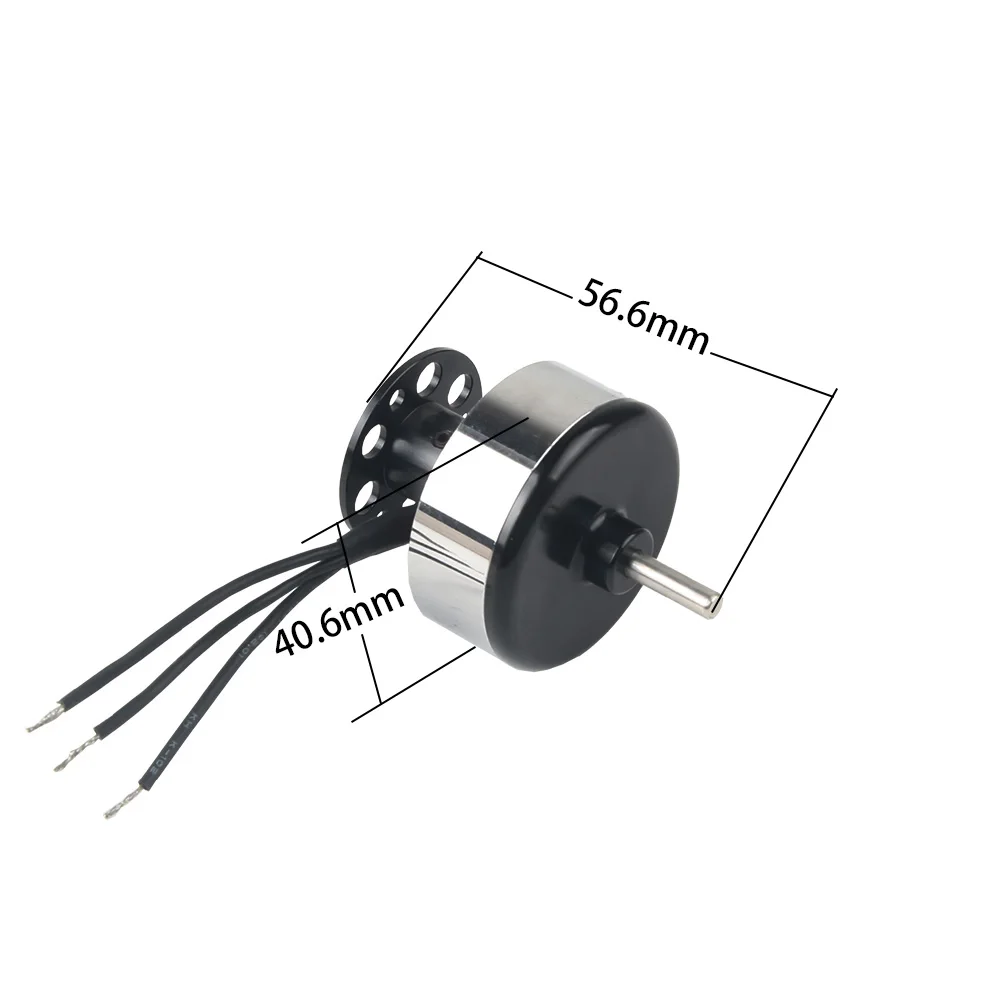 FATJAY 4023-350KV Motor sin escobillas de propulsor subacuático Outrunner impermeable de baja velocidad y alto par para barcos RC