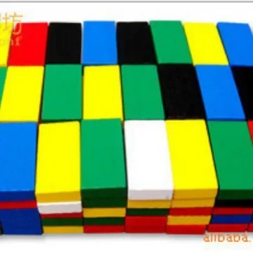 Colorful Wooden Domino Blocks120 Pieces Children Early Education Puzzle Wooden Toys
