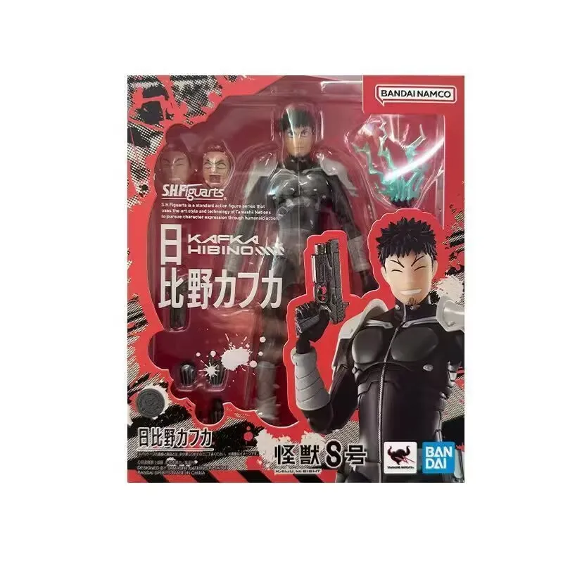 

In Stock Original Bandai SHF KAIJU No.8 Kafka Hibino Mobile Suit Figure Finished Model Anime Action Toy Gift for Kids