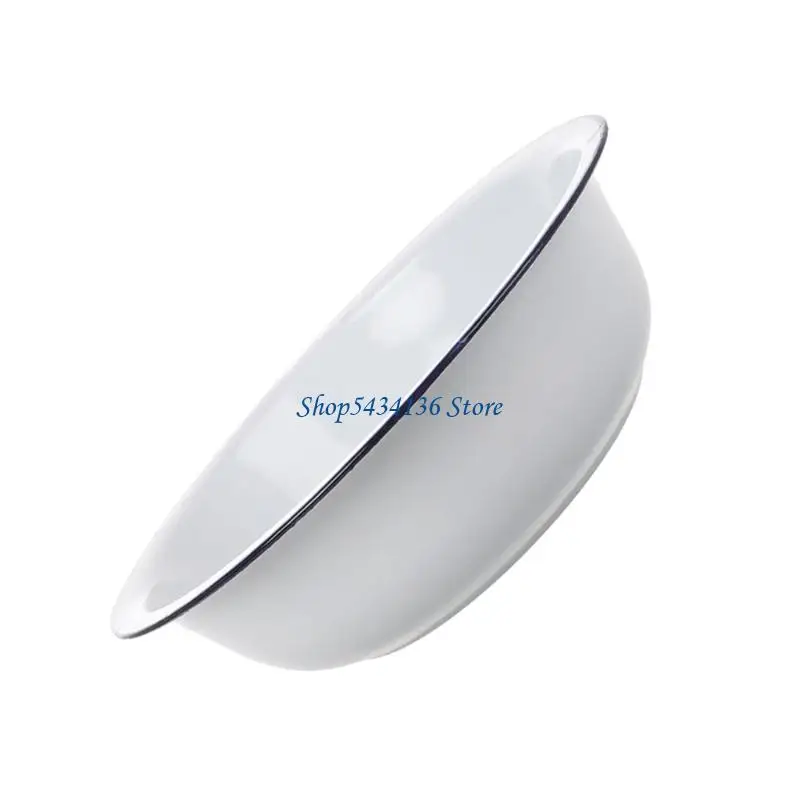 H7ED Heavy Duty Mixing Bowl Chip Resistant Enamel Coating For Baking Cooking Use