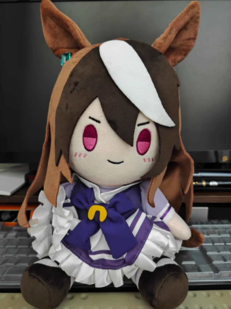 

New 30cm Anime Umamusume: Pretty Derby Tokai Teio Symboli Rudolf Plush Cotton Doll Sitting Posture Dolls Plushie Cosplay Pillow
