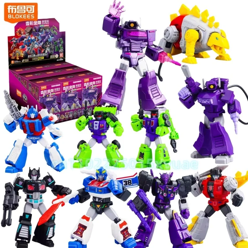 Bloques de Construcción BLOKEES Transformers, Shockwave, Nemesis Prime, Tarn, Ultra Magnus, Snarl, Scrapper, Modelo Articulado para Armar, Juguetes, Regalos