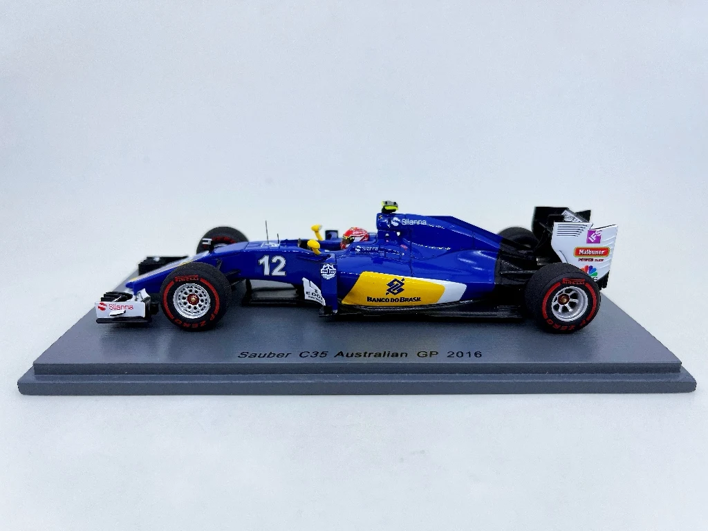 SPARK F1 1:43 F1 C35 2016 Nasr Australia Simulation Limited Edition Resin Metal Static Car Model Toy Gift