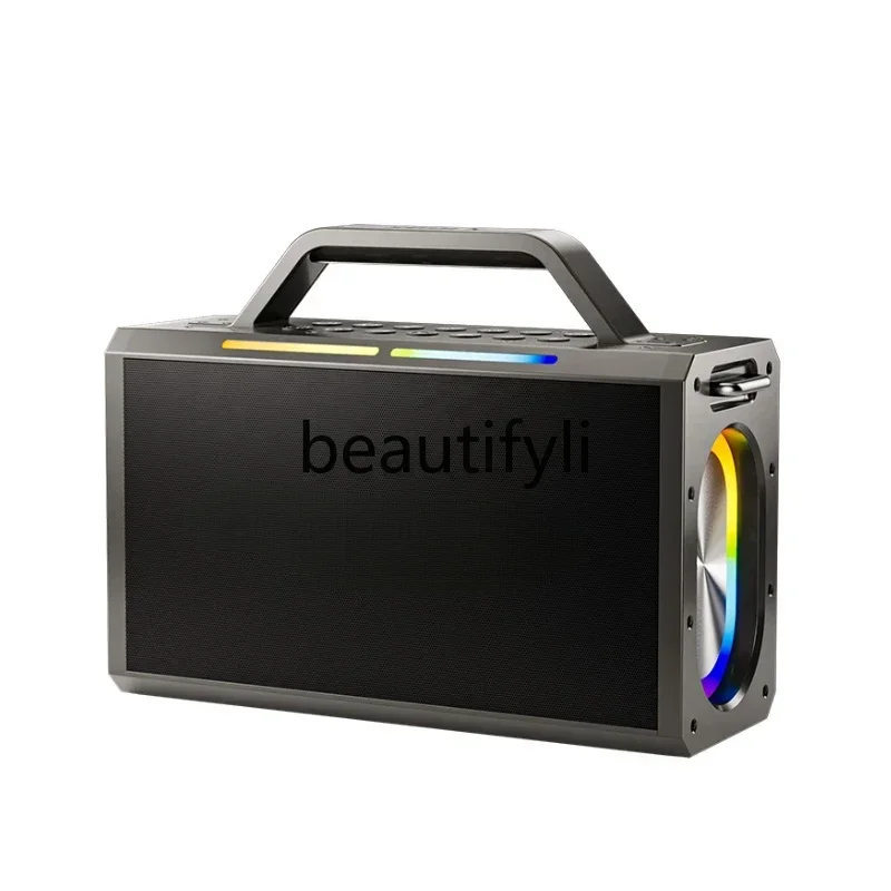 lt6351 Overweight subwoofer 200W power bluetooth speaker outdoor home Karaoke square dance car live broadcast