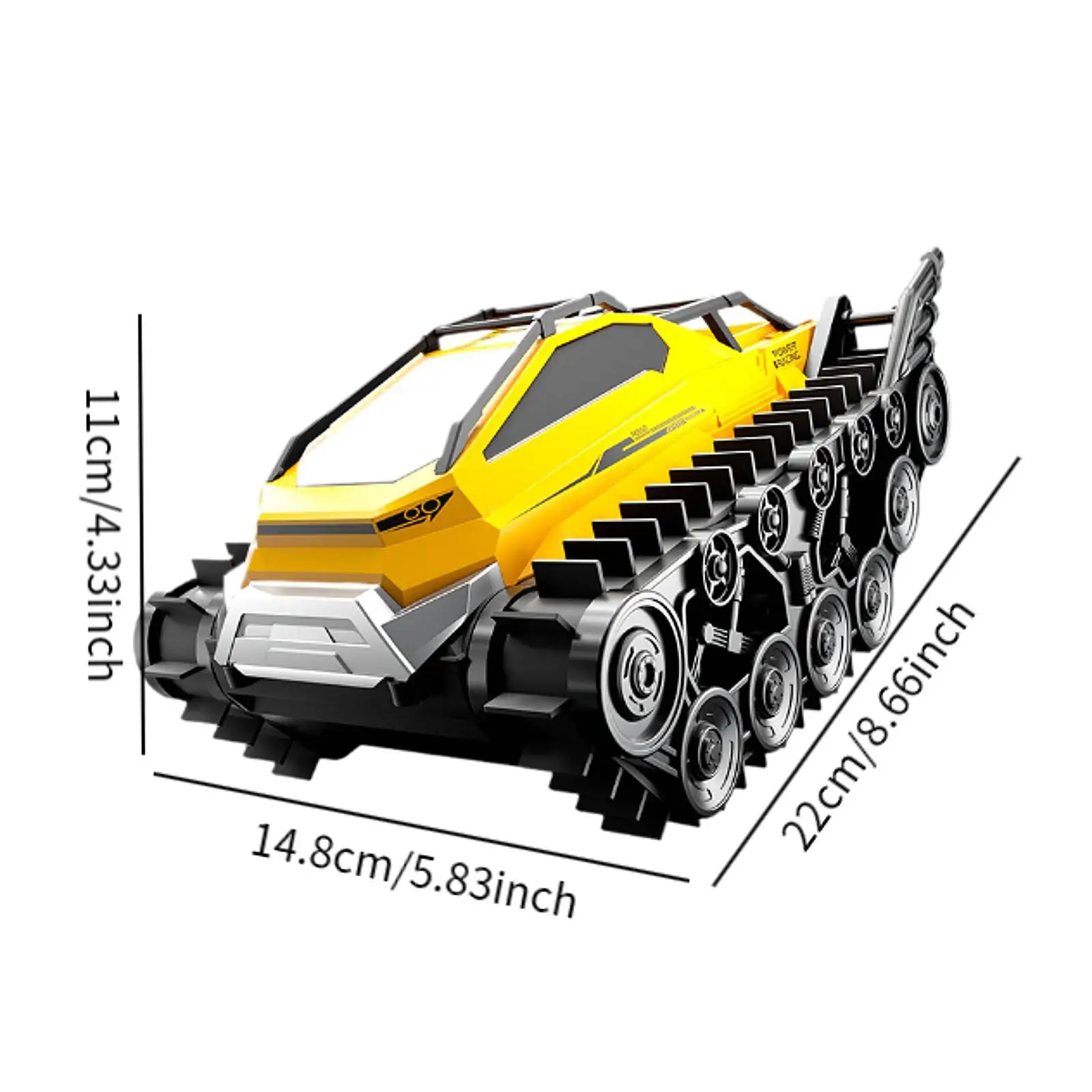 รถ RC ไฟฟ้า, รถเด็กควบคุมระยะไกล, ทรงพลัง, ถัง,