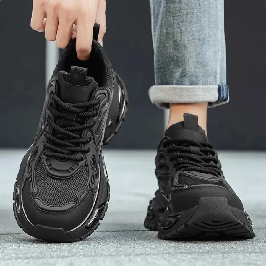 

Low-top Men's Shoes Hip-hop Sneakers Versatile Thick-soled Shoes Sports Men's Shoes