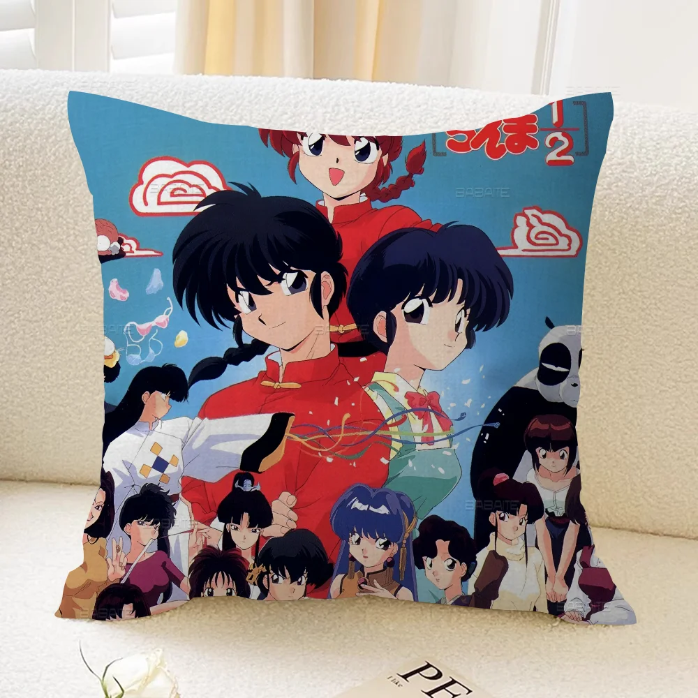 Ranma 1 2 Cushion Cover Pillowcase Upholstery Sofa Throw Pillow Home Decor Pillowcas