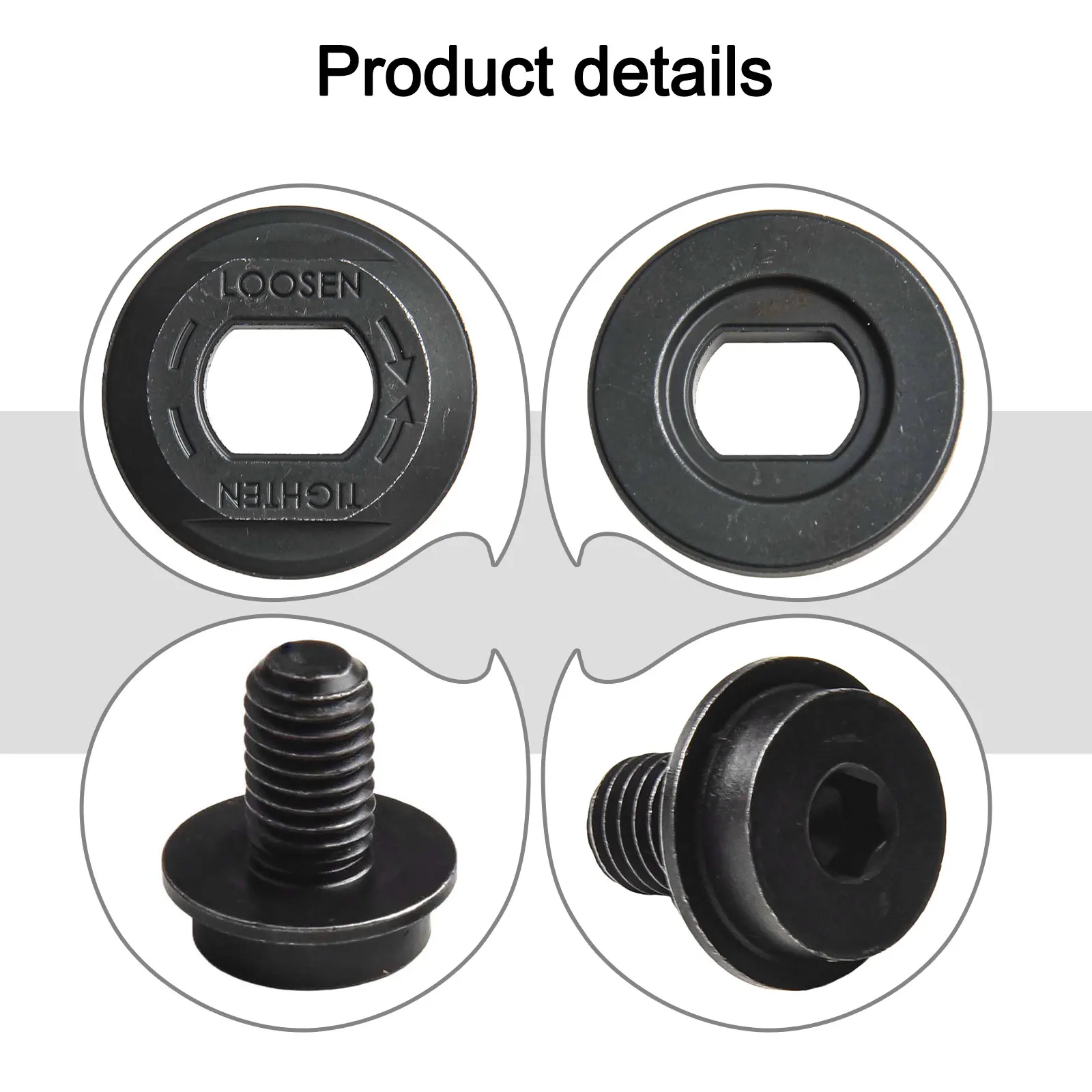 Compatible Washers Blade Bolt Set Blade Bolt For DC390 Models 3 Pieces Included Precision Fit Components Replacement Parts Set