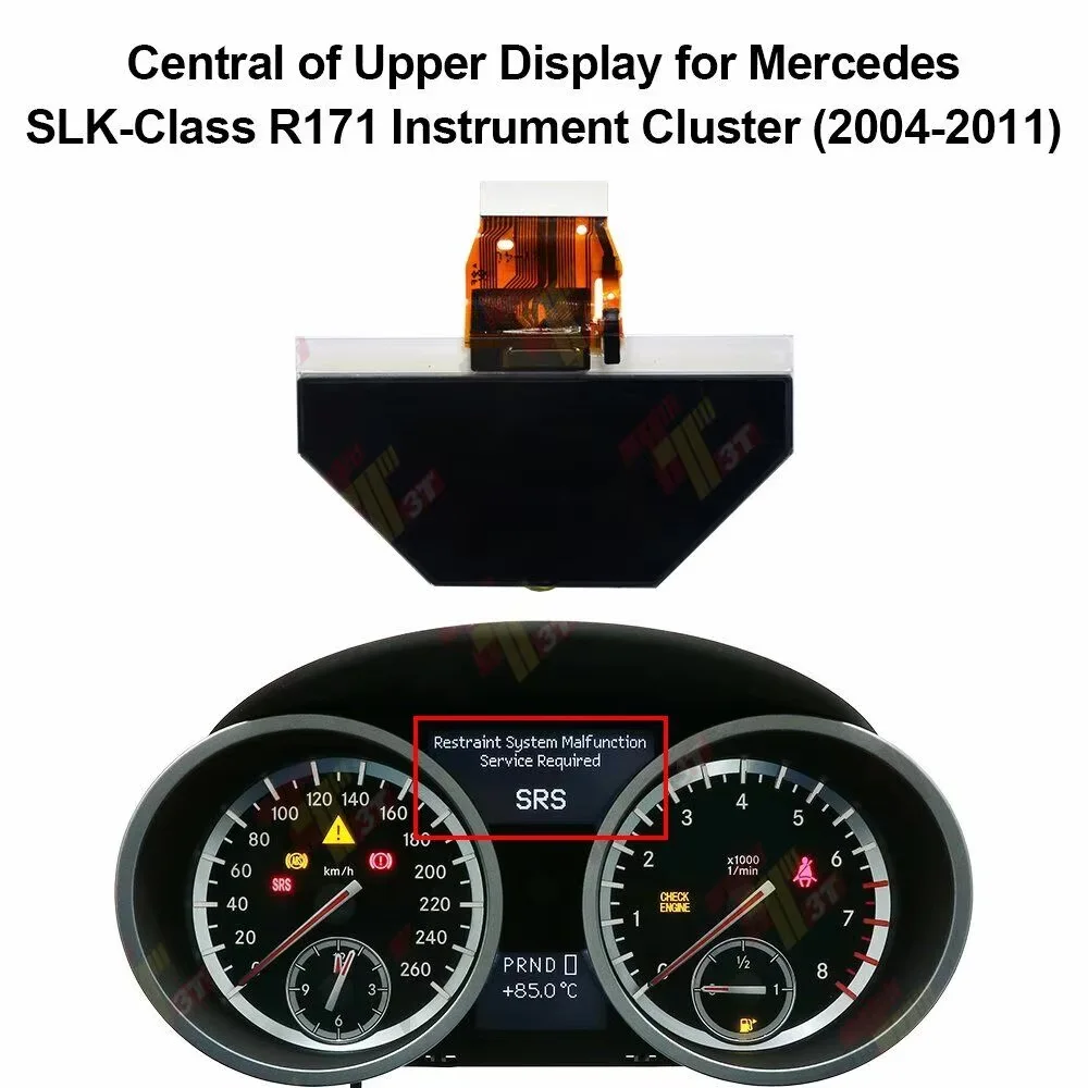 

Centre LCD Display for Mercedes SLK-Class R171 SLK280 SLK300 SLK350 SLK55 Gauge Cluster Pixel Repair 2005-2011