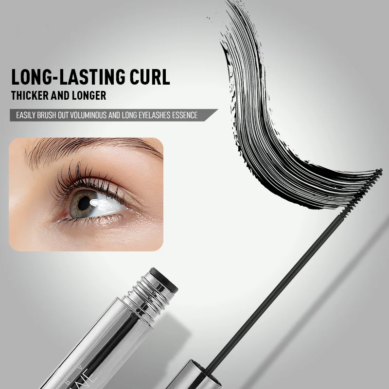 1PC マスカラは防水性と耐汗性があり、持続的なカールとシェーピングを実現し、完璧なアイメイクを実現します。