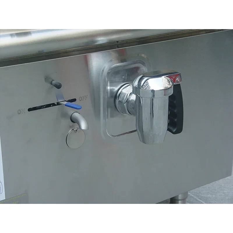 غلاية المطبخ سعة 100 لتر، وعاء الحساء التجاري، وعاء الغليان المغلف