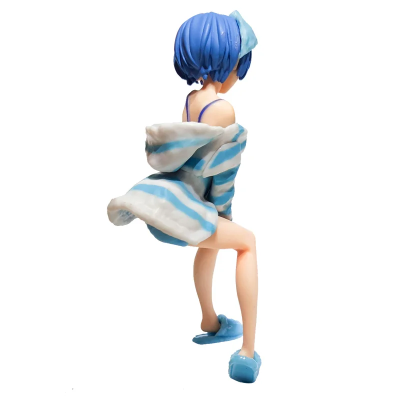 14cm Anime Re: Life In A Different World From Zero Rem Sit On Chairs Action Figures Collection PVC Model Kids Toy Birthday Gift view 5