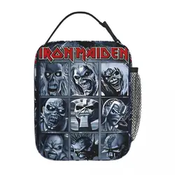 Ironmaidens Heavy Metal Band Character Merch Insulated Lunch Bag Skull Storage Food Boxes Portable Thermal Cooler Lunch Boxes