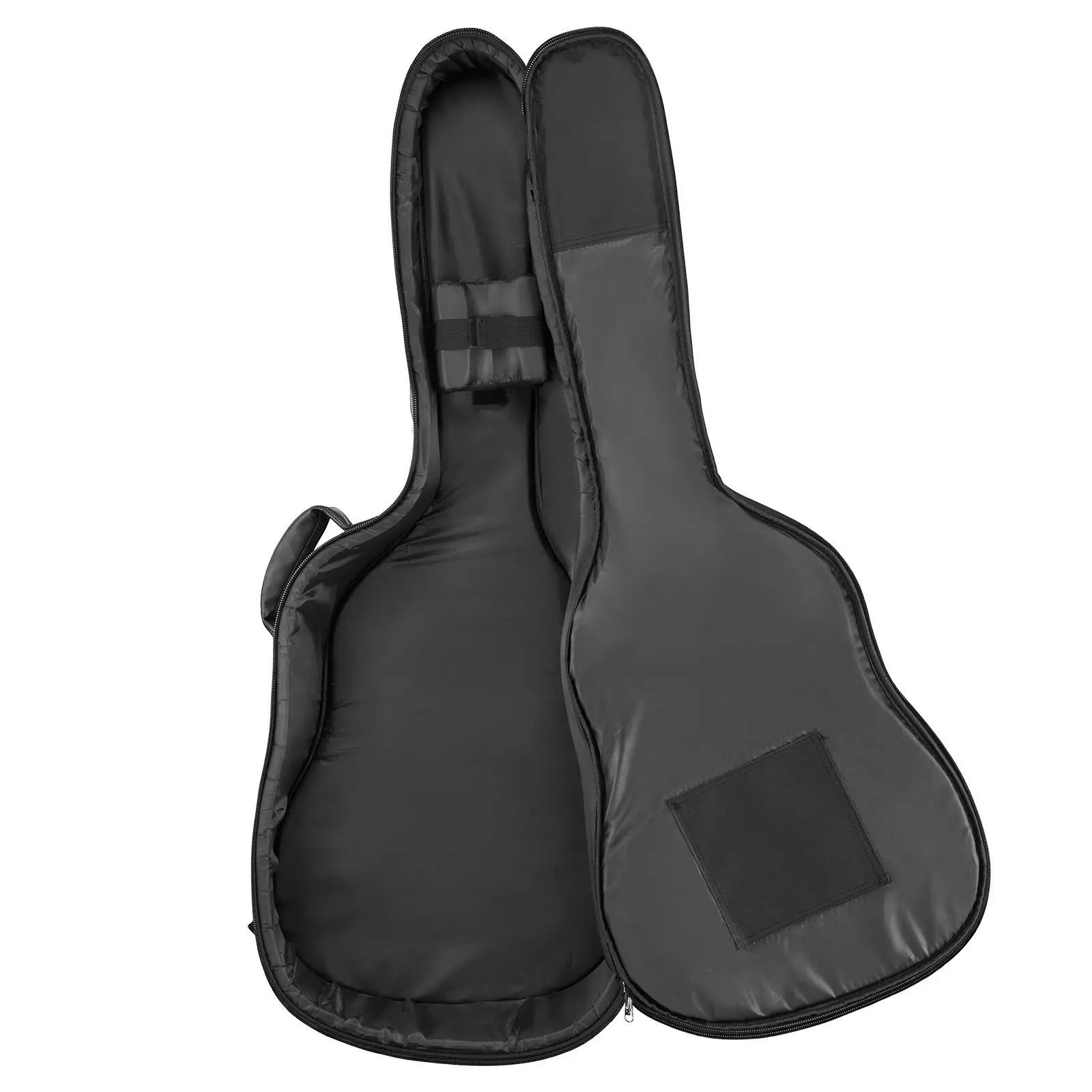 Acoustic Guitar Hard Case, 47.1 Inch, -Shell Protective Travel Carrying with Accessory Compartment, Foam Padding, Portable