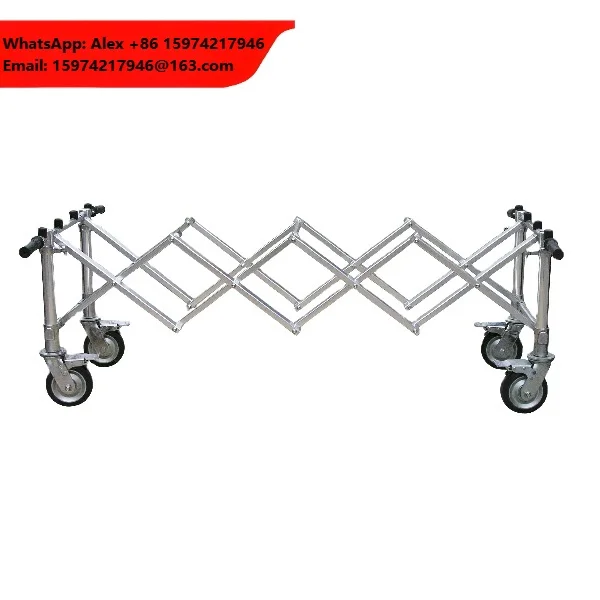 Aluminum Church Truck XH-5A Z SERIES Mortuary Coffin Trolley Funeral Equipment Transport Trolly Funeral Supplies