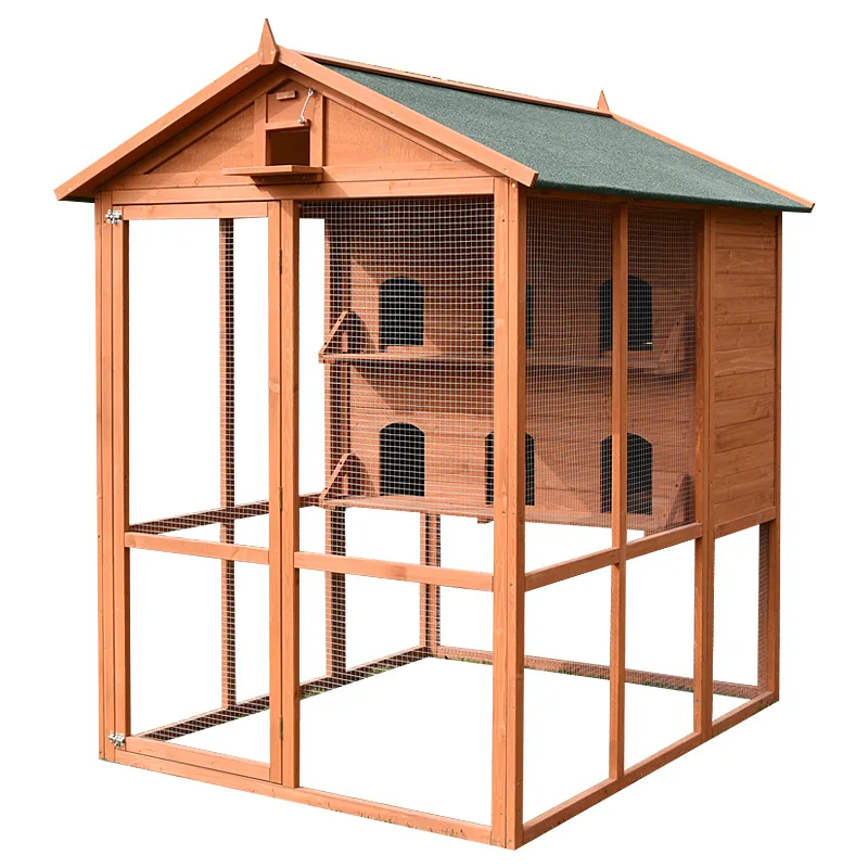 

Outdoor pigeon cage house shed bird cage meat racing pigeon pairing solid wood rainproof and preservative sun